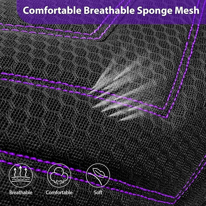 CAR PASS 3D Foam Mesh Leather Car Seat Covers Front Seats, Breathable Front Seat Cover for Cars, Comfortable Universal Fit fo