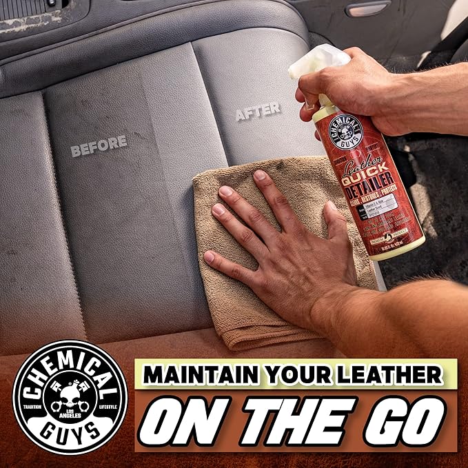 Chemical Guys SPI21616 Leather Quick Detailer for Car Interiors, Furniture, Apparel, Shoes, Sneakers, Boots, and More (Works 