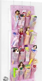 Whitmor 24 Pocket Over the Door Shoe Organizer - Pink
