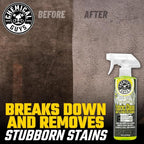 Chemical Guys Foaming Citrus Fabric Clean Carpet & Upholstery Cleaner - Car Carpet Cleaner Spray for Seats and Floor Mats, Re