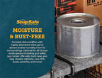 SnapSafe Reusable Canister Dehumidifier, 75902 - Portable, Easy to Use Moisture Absorbers for Gun Safes & Cabinets - Prevent