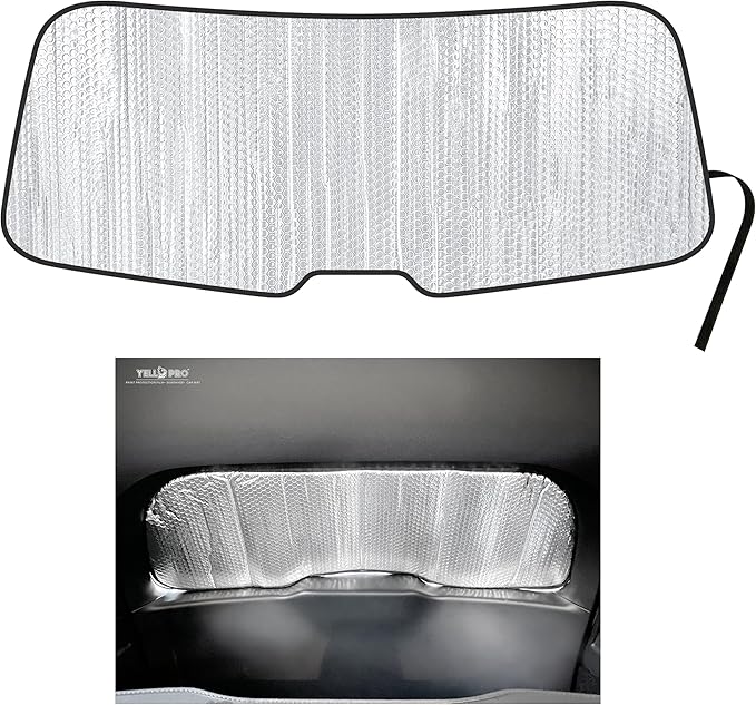 YelloPro Rear Tailgate Window Sunshade Custom Fit for 2020 2021 2022 2023 2024 2025 2026 Mercedes-Benz GLB-Class SUV, UV Reflector Sun Protection Accessories
