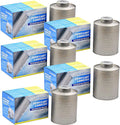 750 Grams 5 Pack Gun Safe Dehumidifier, Reusable Canister Desiccant Dehumidifier, Rechargeable 1.65 Lbs Indicating Silica Gel