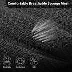 CAR PASS 3D Foam Mesh Leather Car Seat Covers Front Seats, Breathable Two Front Seat Cover for Cars, Comfortable Universal Fi