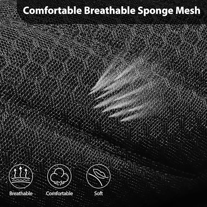 CAR PASS 3D Foam Mesh Leather Car Seat Covers Front Seats, Breathable Two Front Seat Cover for Cars, Comfortable Universal Fi