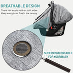 Waterproof Baby Car Seat Cover，YVMVDV Patented Cold Weather Carseat Cover for Babies,Infant Car Seat Cover Canopy for Boy Gir