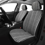 Pariitadin Baja Saddle Blanket Car Seat Covers Full Set with Seat Belt Pads, Washable Breathable Striped Woven Cloth Seat Cov