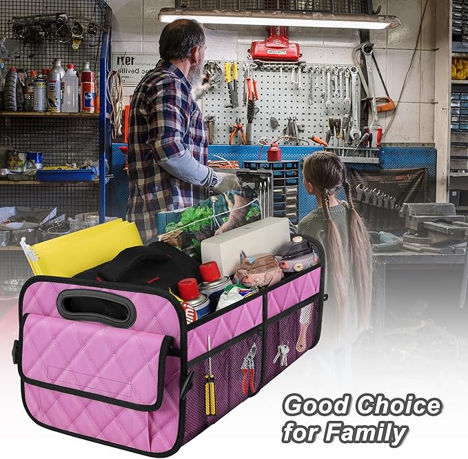 Deosk Car Trunk Organizer for SUV, Car Organizers and Storage with 6 Pocket, Car Accessories for Women/Men 50L Waterproof