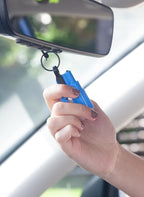 resqme The Original Compact Emergency Keychain Car Escape Tool, Seatbelt Cutter and Window Breaker, Made in USA, Pack of 2