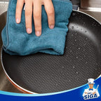 MR.SIGA Microfiber Cleaning Cloth, All-Purpose Microfiber Towels, Streak Free Cleaning Rags, Pack of 12, Light Teal, Size 32 
