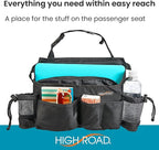 High Road SwingAway Car Front Seat Organizer with 6 Storage Pockets and 2 Bottle or Cup Holders