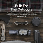 KeySmart Rugged - Multitool Key Holder for Keychain w/Bottle Opener and Pocket Clip, Organizer for Keys, EDC Keychains, Ring 