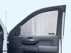 Side Window Front Seat Sunshade Custom Fit for 2019 2020 2021 2022 2023 2024 2025 2026 GMC Sierra 1500, 4Door Double Cab Crew Cab (Not for HD 2500 3500), UV Reflector (Set of 2)