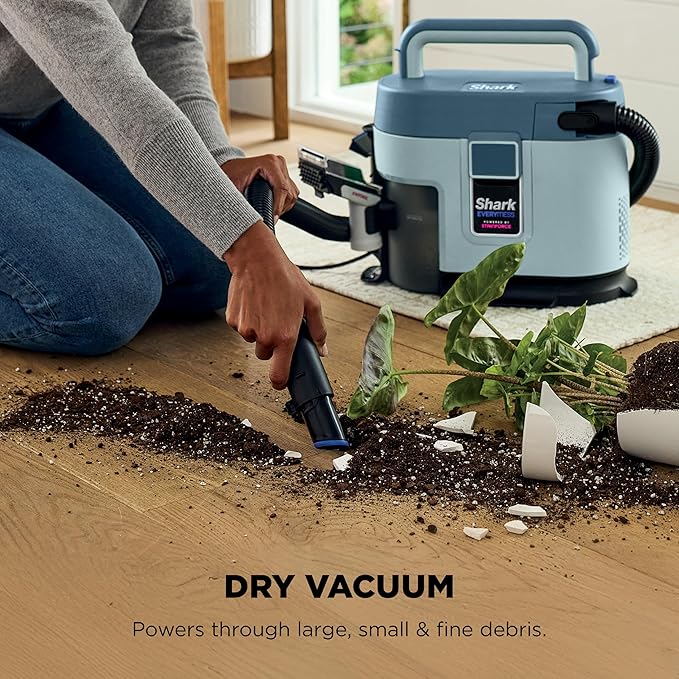 Shark EveryMess Ultra-Powerful 3-in-1 Wet Vac, Dry Vac, & Stain Eliminator with StainForce Technology, Perfect for Homes, Pet
