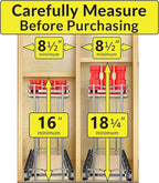 LYNK PROFESSIONAL® Élite™ Pull Out Spice Rack Organizer for Inside Kitchen Cabinets - 6" x 21" - Slide Out Drawer – Wood/Chro