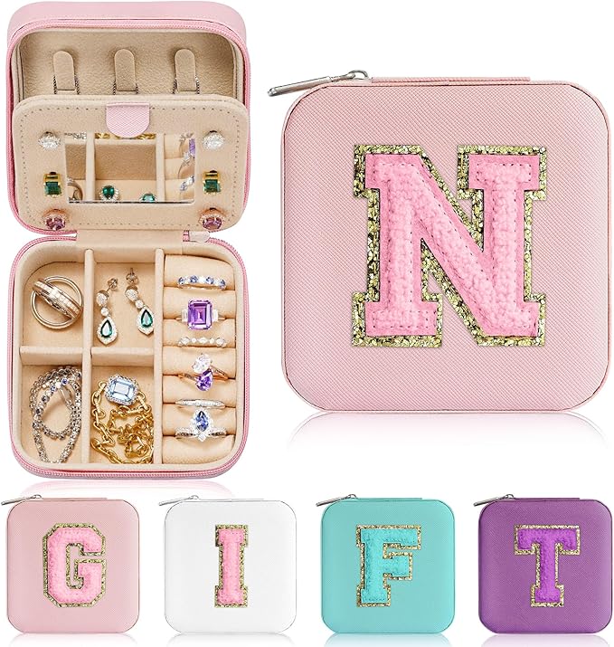 Parima Back to School Jewelry Case, School Supplies for Teen Girls Jewelry Box | High School Travel Accessories for Girls | S