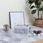 Citylife 17 QT Plastic Storage Bins with Latching Lids Stackable Storage Containers for Organizing Large Clear Storage Box fo