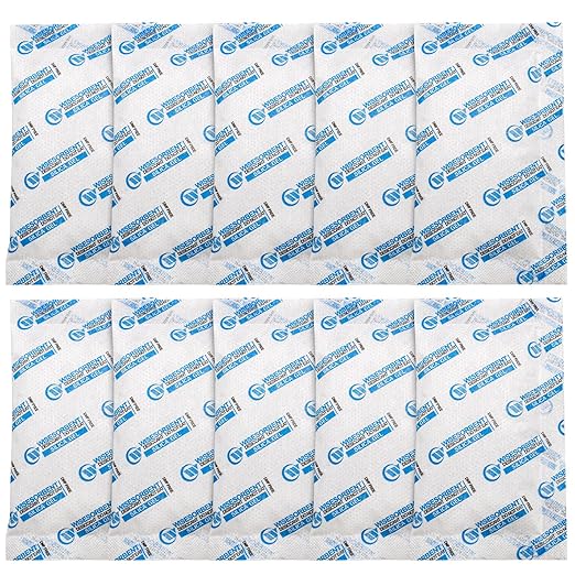 30 Packs 20 Gram Silica Gel Packets, Dessicant Packs for Storage, Moisture Absorber Bag, Humidity Packs