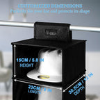 VAESIDA Hat Rack for Closet, 10 Shelf Hanging Hat Organizer for Baseball Caps Storage, Hat Holder Organizer for Hat Display, 