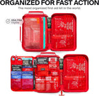 Large Waterproof First Aid Kit for Car, Travel & Home - Emergency Kit for Hiking, Camping, Backpacking and Outdoors - Include