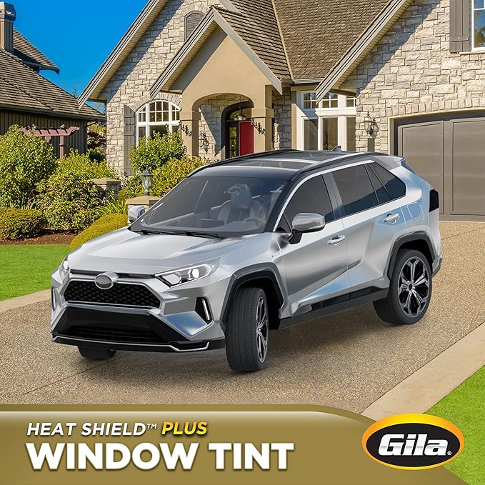 Gila Heat Shield Plus 5% VLT Window Tint, 2ft x 6.5ft (Pack of 2)