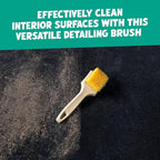 Chemical Guys Induro 7 Heavy Duty Interior Carpet&Upholstery Detailing Brush – Durable Bristles,Car Carpet Brush for Deep Cle