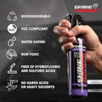 Car Wax Spray and Ceramic Coating for Cars - 3 in 1 Waterless Car Wash and Detailing - Quick Effect Coating Agent for Car - High Gloss Car Coating Spray, Shiny Car Stuff by Shine Armor - 8FlOz