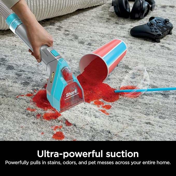 Shark StainStriker HairPro Portable Carpet, Upholstery & Area Rug Cleaner, Stain, Hair & Odor Remover, 3 Tools & dual activat