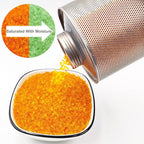 750 Grams 3 Pack Gun Safe Dehumidifier, Reusable Canister Desiccant Dehumidifier, Rechargeable 1.65 Lbs Indicating Silica Gel