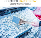 VaygWay Electric Heated Car Window Snow Ice Scraper with Light (8 Pk Electric Snow Ice Scraper)