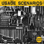 100PCS Pegboard Accessories Organizer Kit,Paper Towel Holder,Closet Organizers and Storage - Easy Storage and Organization fo