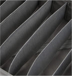 Amazon Basics Dresser Drawer Storage Organizer for Undergarments, Set of 4, Gray | Set of 4