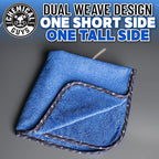 Chemical Guys Professional Grade Premium Microfiber Towels for Cars, Blue, 16" x 16", Ultra-Soft and Scratch-Free Car Detaili