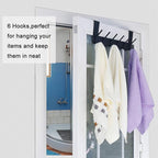 WEBI Over The Door Hooks for Hanging,Over The Door Towel Rack,Over Door Coat Hanger Over Door Coat Rack for Hanging Towels,Ha