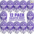 Chemical Guys Hanging Air Freshener, Galactic Scent 12 Pack, Great for Cars, Trucks, SUVs, RVs, Home, Garage, Workspace, Dorm