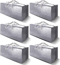 VELVETSURE Heavy Duty Extra Large Moving Bags W/Backpack Straps - Strong Handles & Zippers, Storage Totes For Space Saving, F