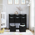 Cube Storage Organizer with Storage Bins Included - The Perfect Closet Organizers and Storage Solution. Includes 9 Storage Cu