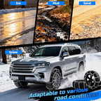 Automotive Tightening Snow Chains Tire Chains for Tire Set of 2 With Gloves Winter Accessories SUV Trucks Pickup Winter Emerg