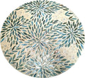 i-lan 18-inch Mother of Pearl Lazy Susan – Large Rotating Turntable with Floral Inlay, Smooth Spin for Kitchen Cabinet Dining