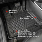 Floor Mats Compatible with 2022-2025 2026 Hyundai Tucson Trunk Mat Cargo Liner Cargo Mat TPE All Weather Back Seat Cover Protector 2024 Tucson Accessories(Floor Mats+Backrest Mats+Trunk Mat)