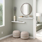 Ballucci Floating Shelves, 36" Wood Wall Shelf Set of 2, with Invisible Brackets for Bathroom, Living Room, Bedroom, Kitchen,