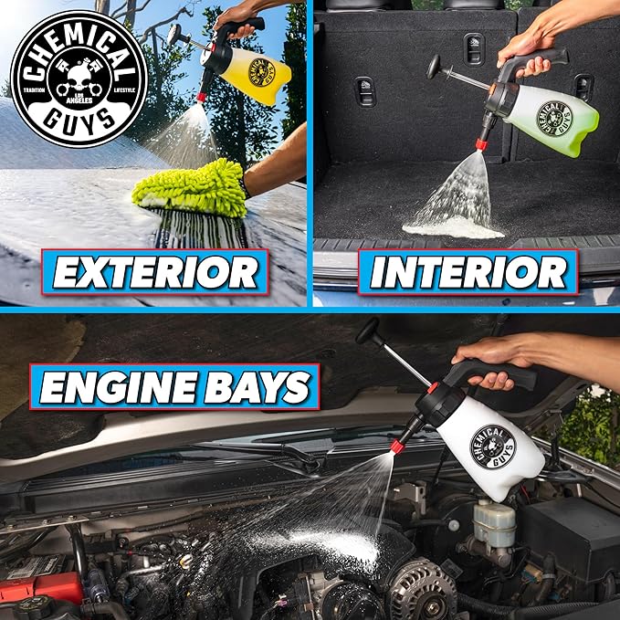 Chemical Guys ACC504 Mr. Sprayer Foamer - Foaming Pump Sprayer, for Wheels and Tires, Leather, Fabric, Floor Mats, Undercarri