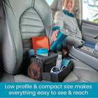 High Road CarHop Jr - Car Organizer with Cup Holders and Storage or Eating Tray for Car - Front Seat Organizer for Drivers and Back Seat Organizer for Kids and Adults
