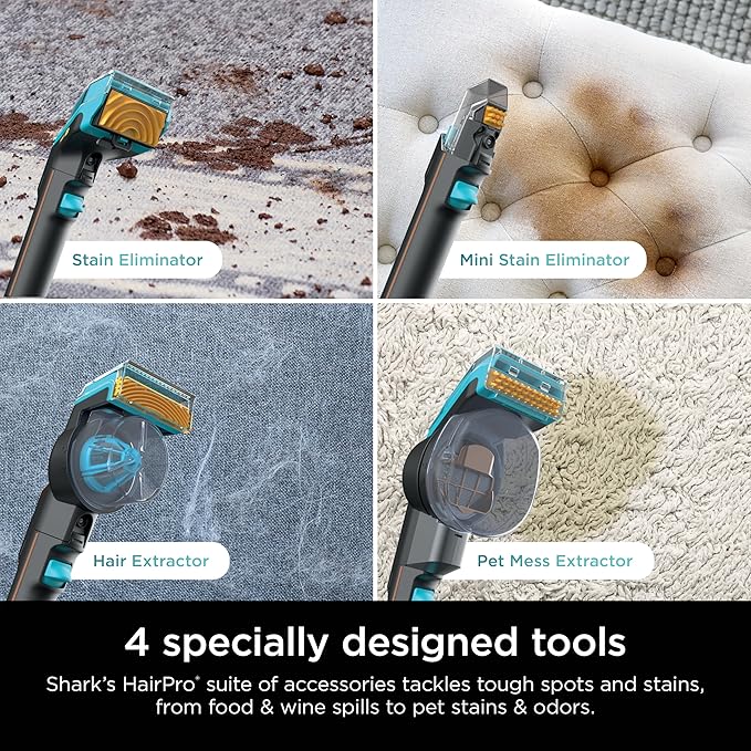 Shark StainStriker HairPro Portable Carpet, Upholstery & Area Rug Cleaner with Pet Mess & Hair Tools, Self-Cleaning, Perfect 