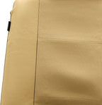 FH Group Car Seat Covers Deluxe Leatherette Automotive Seat Covers Front Seats Only Beige Seat Covers, Airbag Compatible Univ