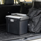 IRIS USA File Box with Lid File Organizer for Letter File w/Organizer-Lid, Water Resistant Document Box, Plastic Mobile Filin