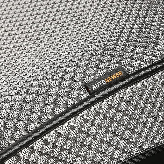Auto Newer Luxury Breathable Car Seat Cover Fit Four Seasons, Universal Front of Car Seat Cushions, Bottom Seat Covers of Ful