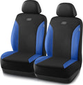 Skechers Car Seat Covers, Work Leather Seat Covers 5-Times Stronger Built-in Webbing, Oxford Fabric Front Seat Cover, Airbag 