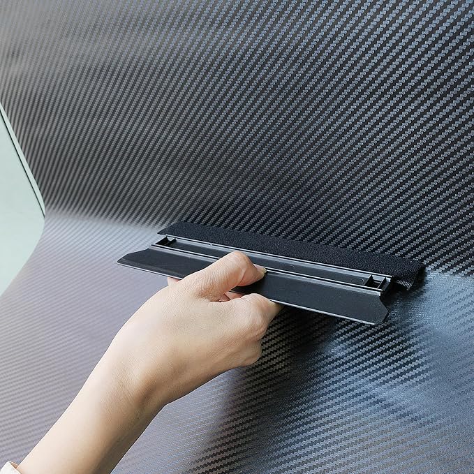 Umaki 8.3inch Large Vinyl Wrapping Felt Squeegee with 4inch Vinyl Squeegee Applicator for Fastly Installing Vehicle Tinting Film Graphic or Wallpaper, Finish Smoothing/Cleaning Work, 3pack