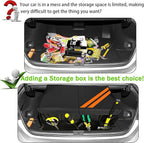 YOSRTER for Dodge Charger Durango Challenger Ram Car Trunk Organizer Collapsible Storage Box with Handle Foldable Lid Non